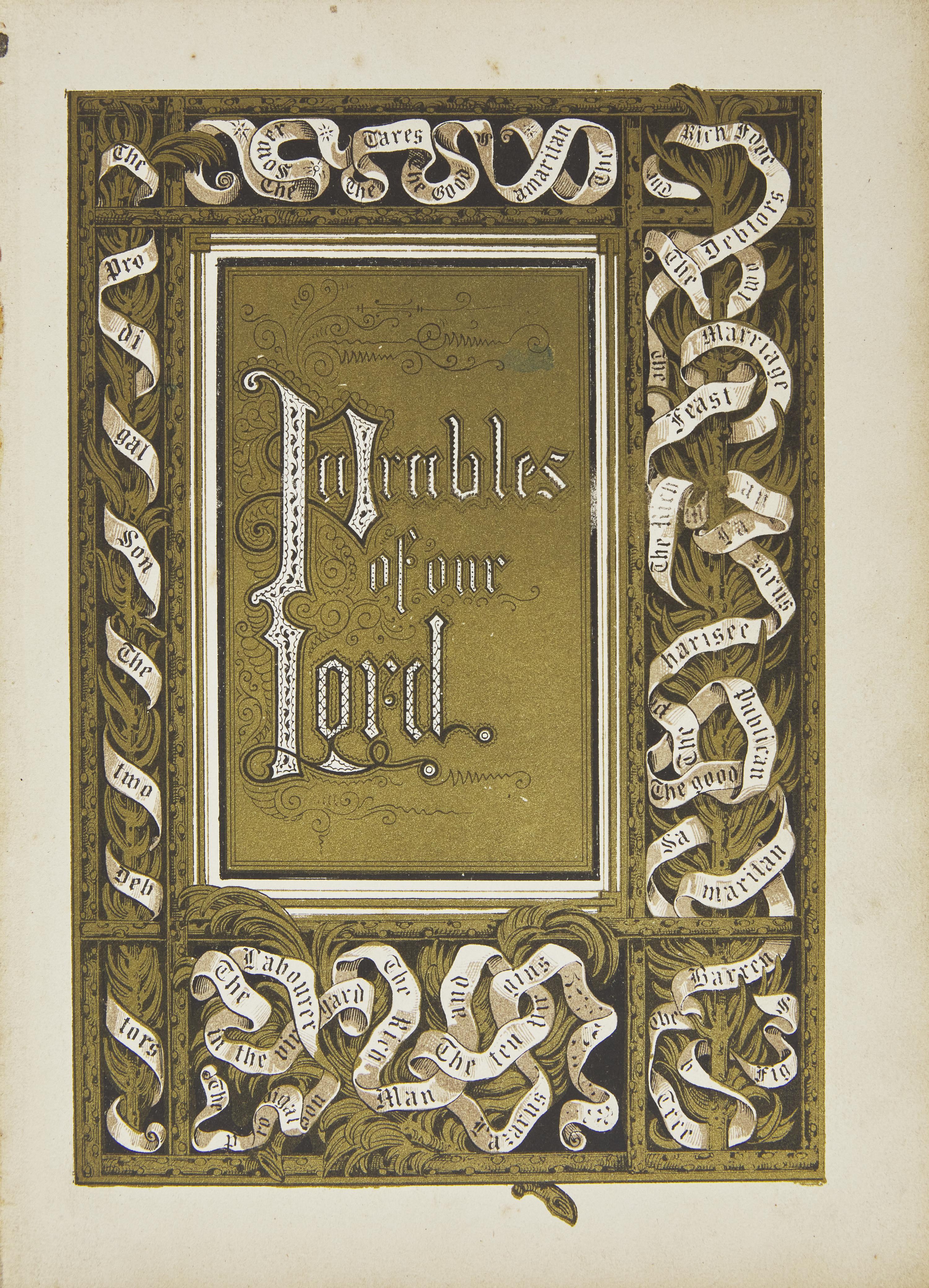 [Fine Bindings] (Humphreys, Noel). Parables of Our Lord
