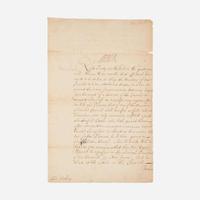 [Autographs & Manuscripts] Anne, Queen, of Great Britain Manuscript Document, signed