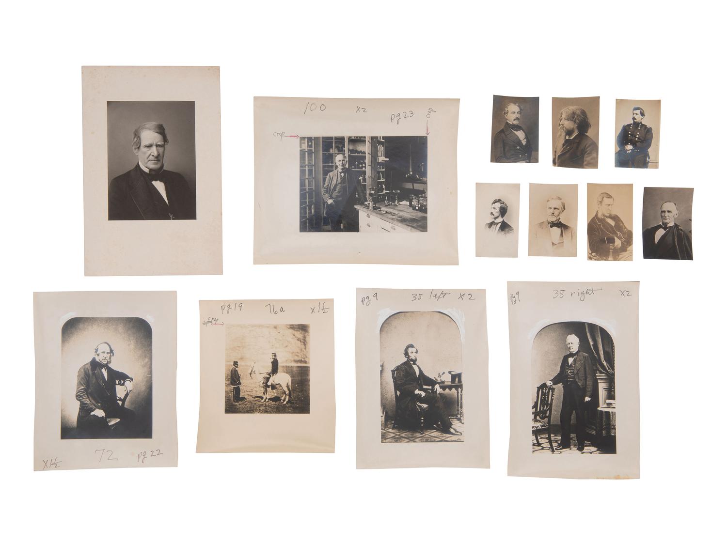 [LINCOLNIANA]. Archive rel. to Frederick H. Meserve, collector of Lincoln & Civil War photography.