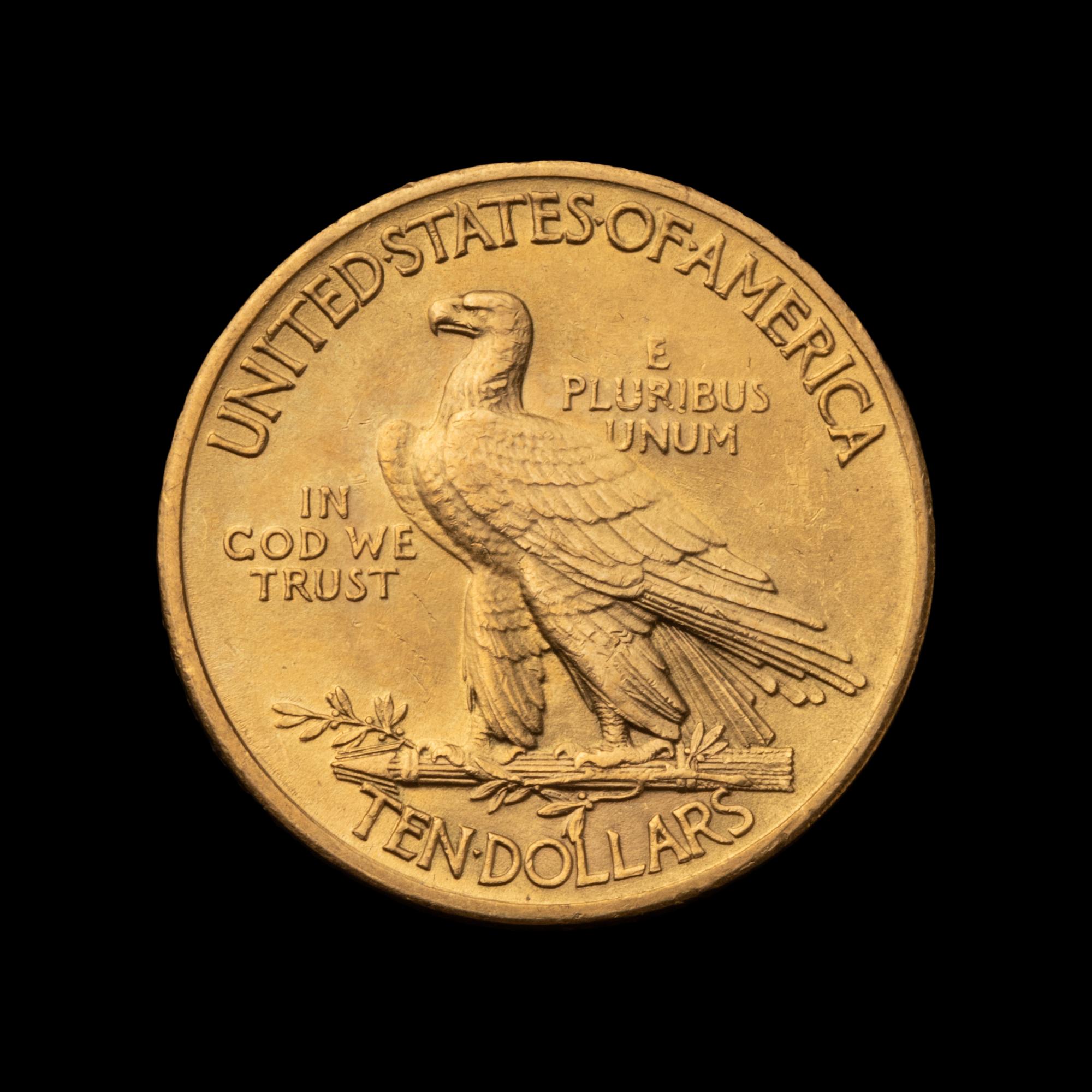 A 1932 Indian Head $10 Gold Coin