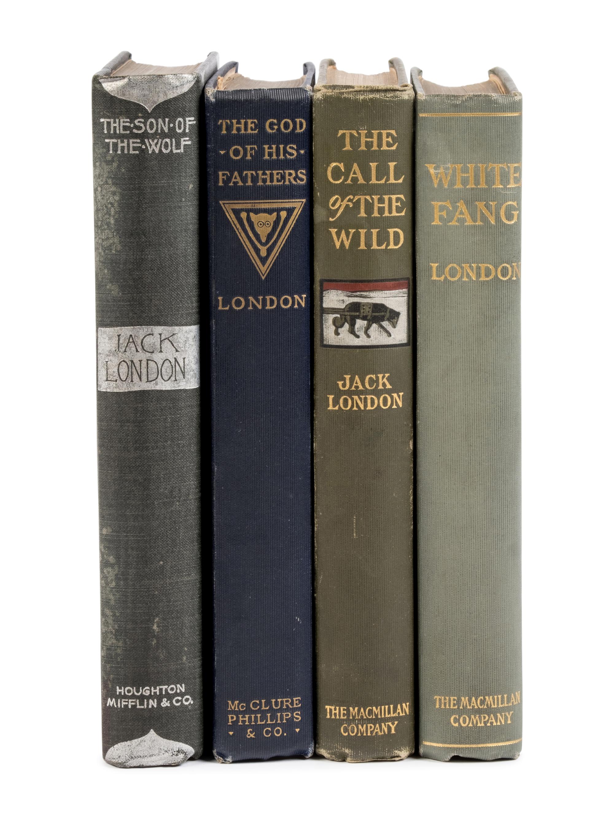 [Literature] London, Jack. Group of 4 Titles