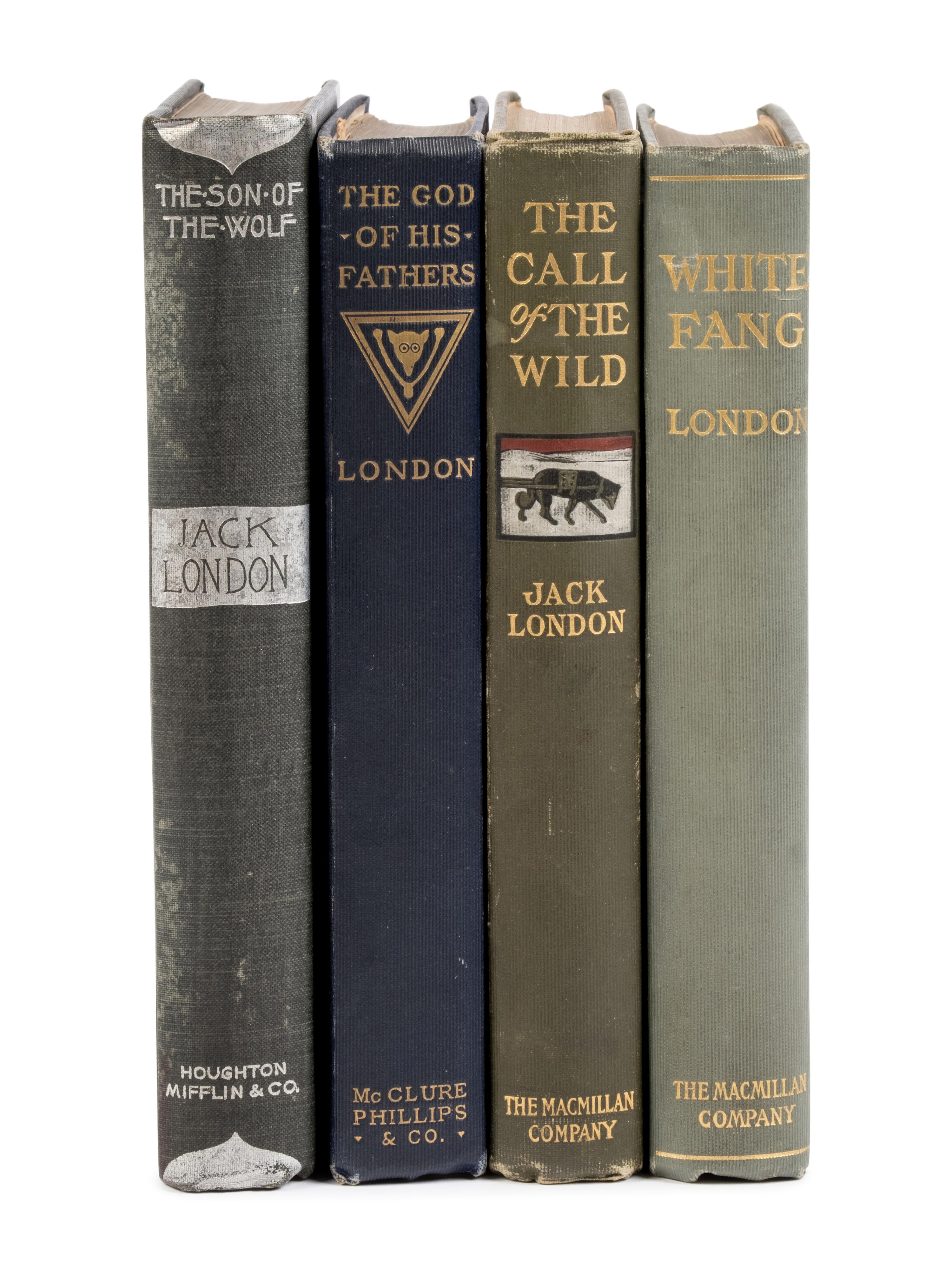 [Literature] London, Jack. Group of 4 Titles