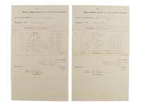 [CIVIL WAR - NAVY]. Records of supplies and provisions of the USS E.B. Hale .