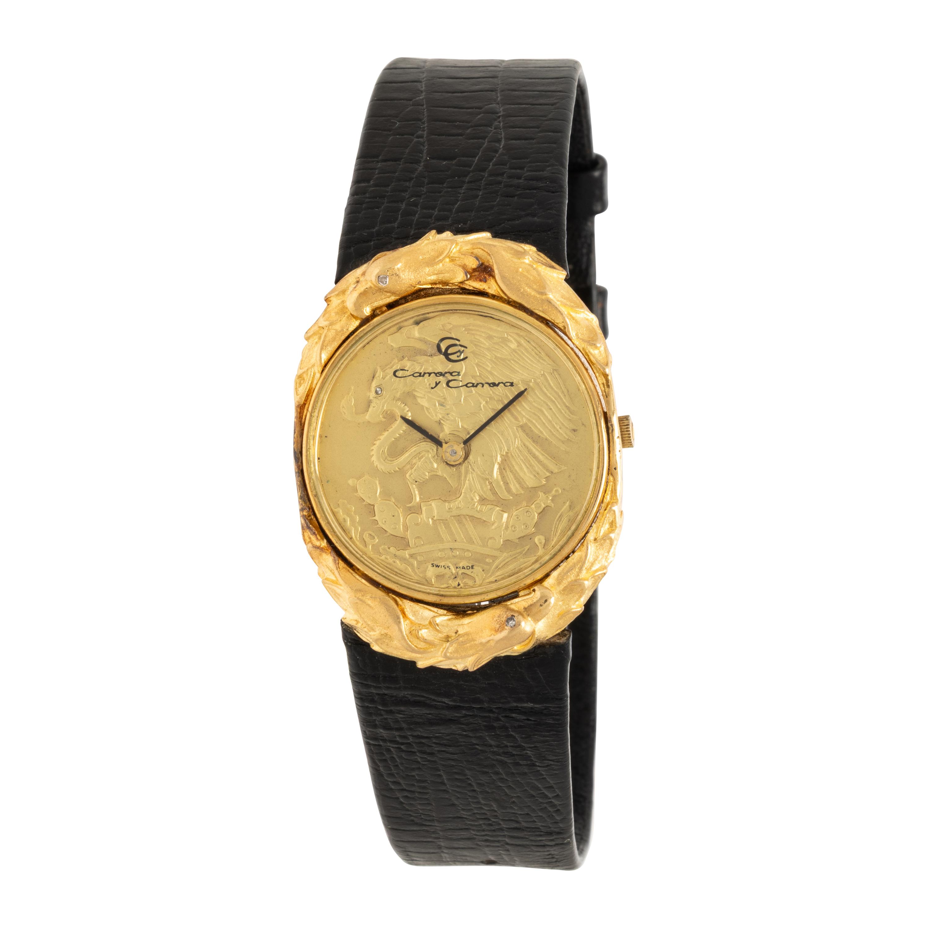 Carrera y Carrera, 18K Yellow Gold Eagle Watch