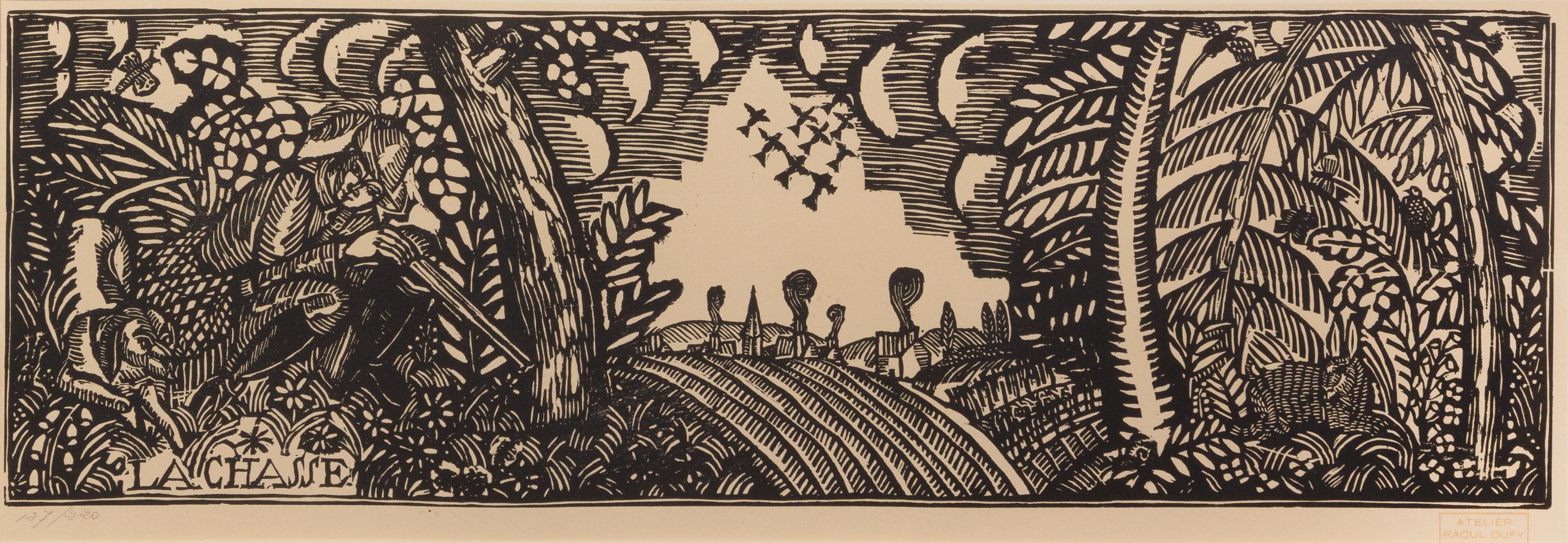 Raoul Dufy, (French, 1877-1953), La Chasse (from from Quatre Bois), c. 1910-1911