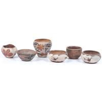 Collection of Zia, Acoma, and Kewa Miniature Pottery