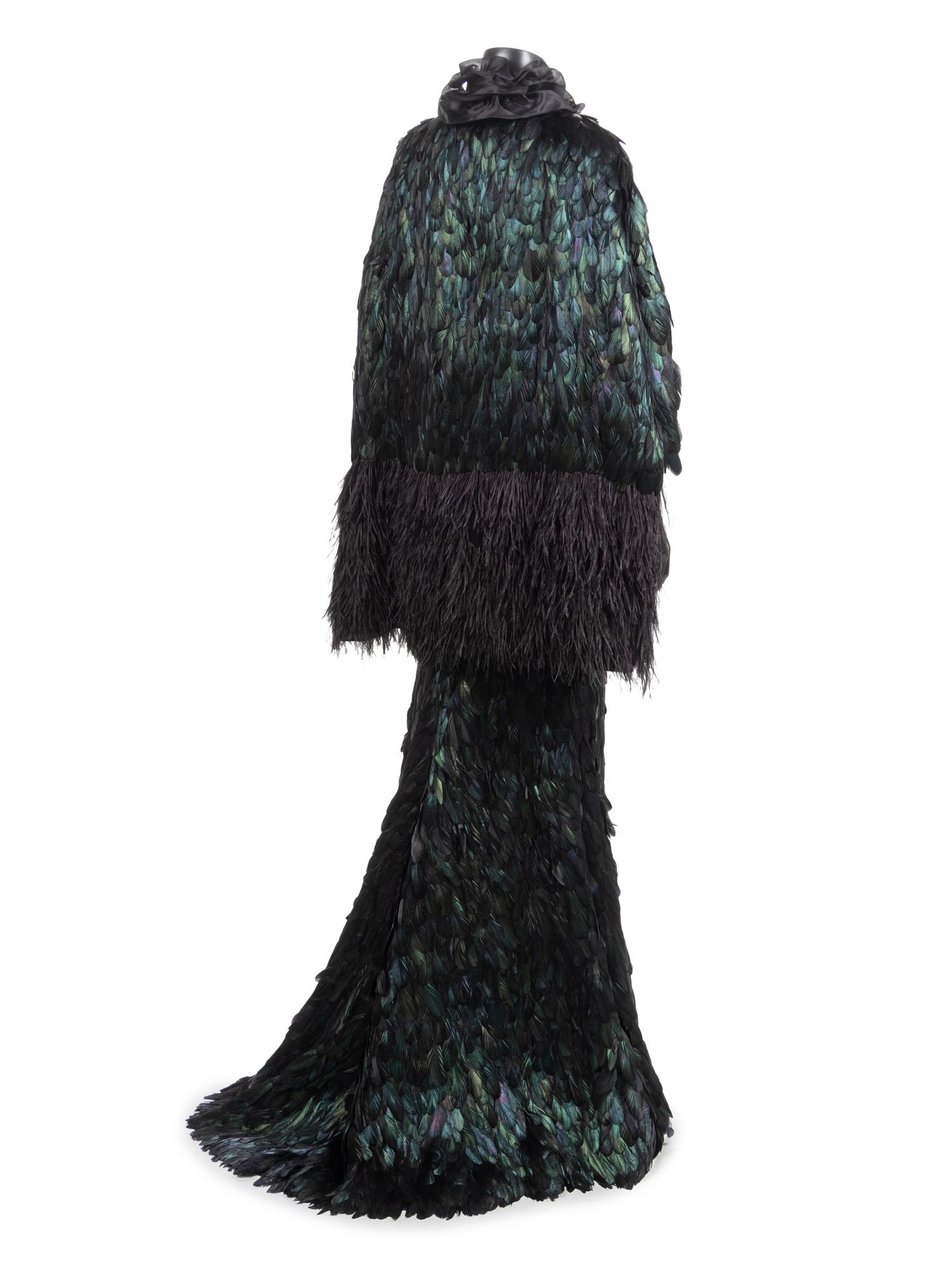 Naeem Khan Black Feather Ensemble, 1990-2000s
