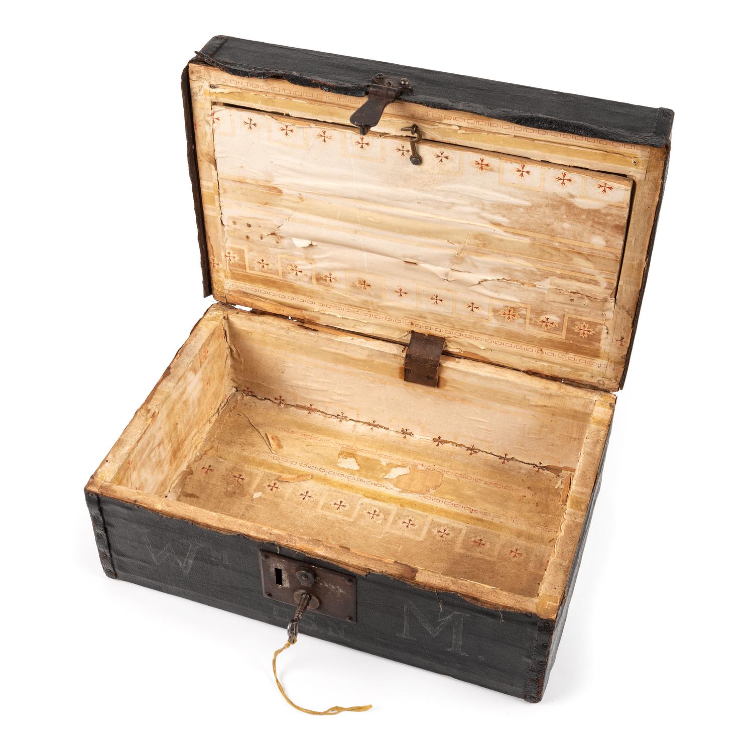 [CIVIL WAR] - [US NAVY]. MACOMB, William H. (1818-1872). Leather-covered travel case. N.p., n.d.