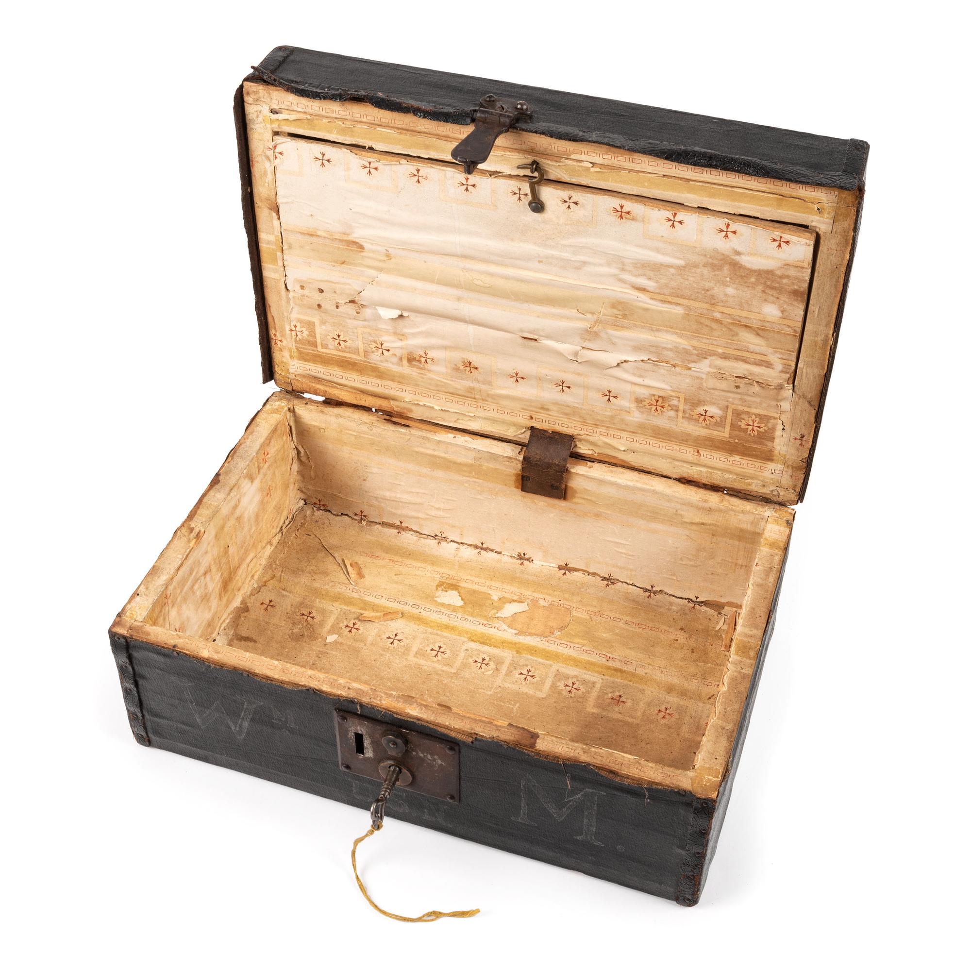 [CIVIL WAR] - [US NAVY]. MACOMB, William H. (1818-1872). Leather-covered travel case. N.p., n.d.