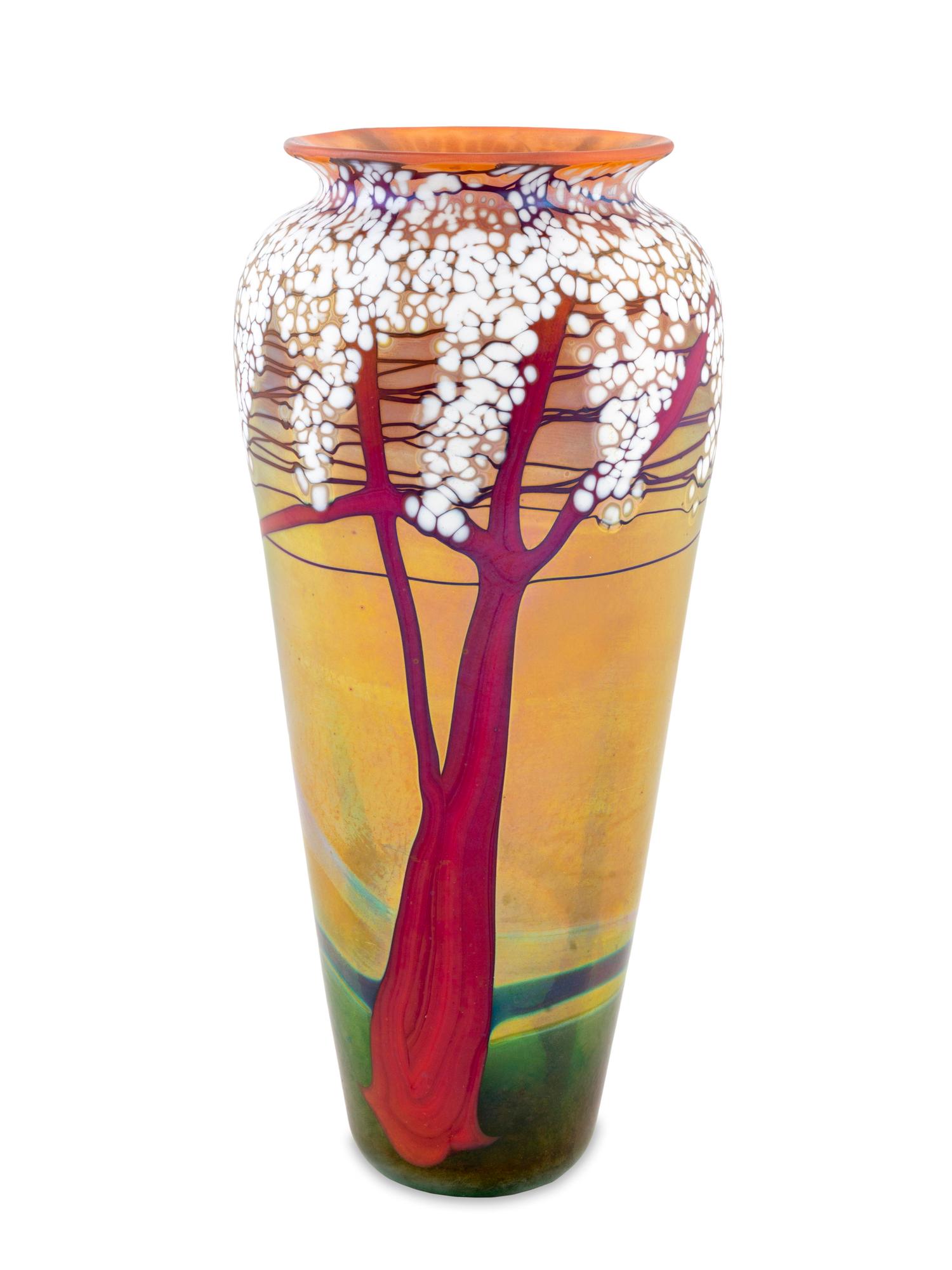An Art Glass Vase by Carl Radke — 20TH CENTURY