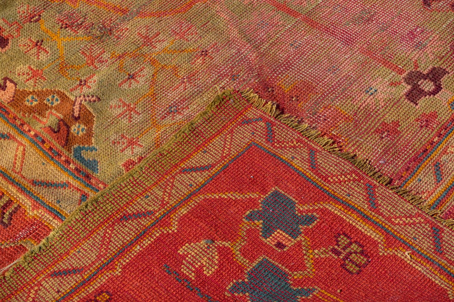 An Oushak Wool Rug