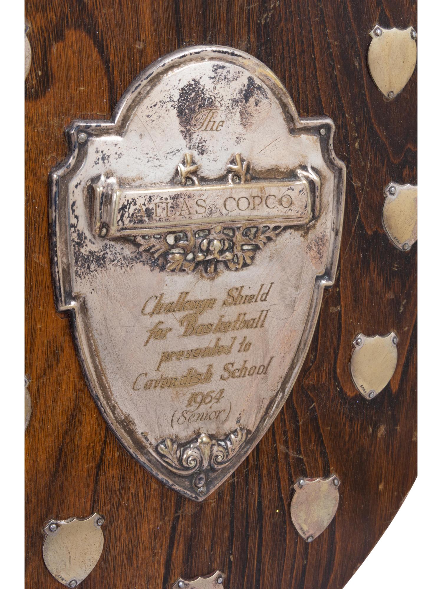 Three English Silver and Silver-Plate Mounted Oak Commemorative Plaques