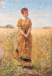 Winslow Homer, (American, 1836-1910), Coming Through the Rye, 1867