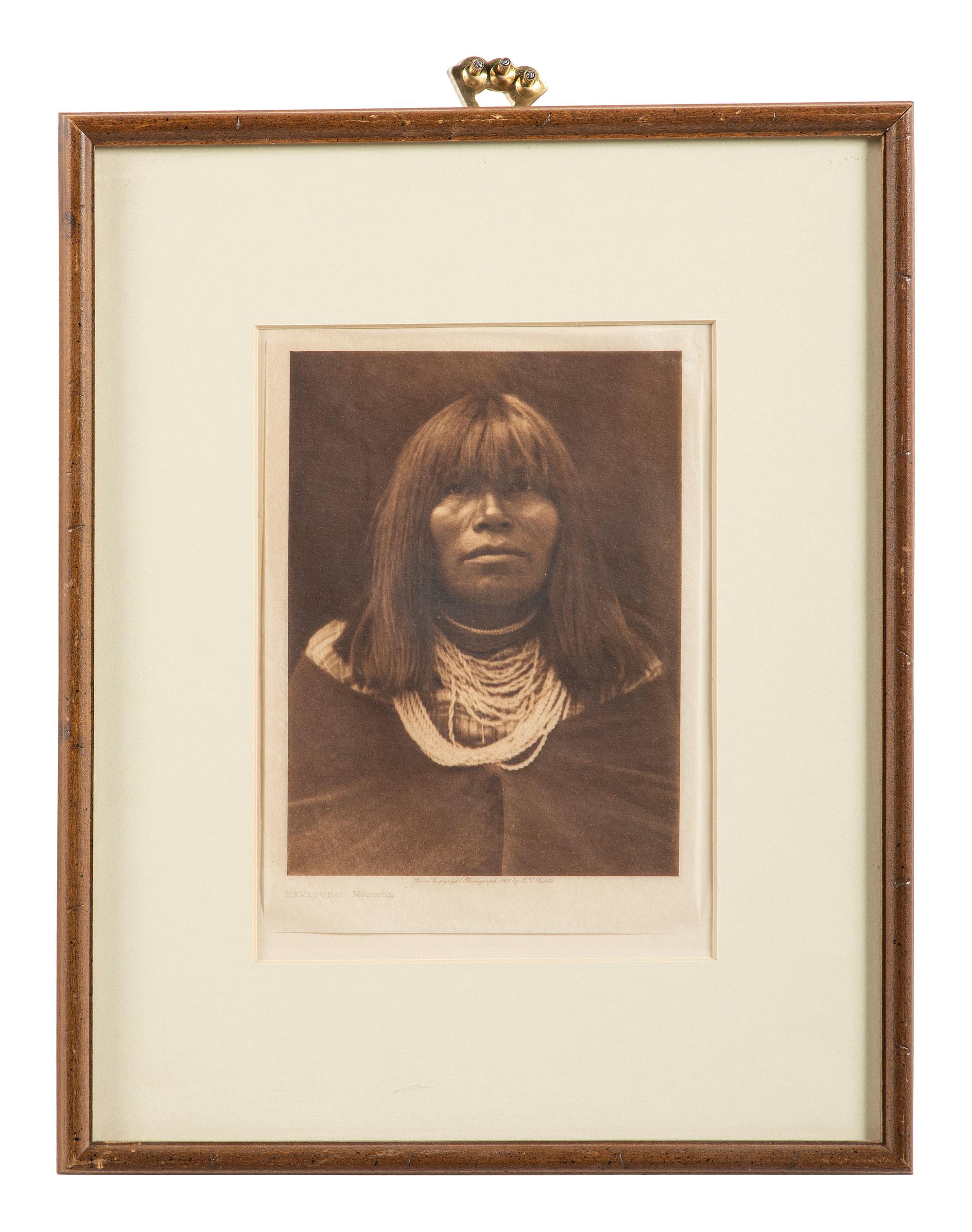 CURTIS, Edward S. Curtis. 9 volume photogravures of Native American subjects.