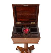 A Regency Rosewood Tea Poy