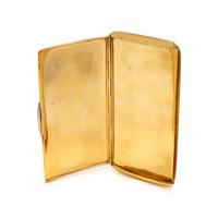 French, Antique, Yellow Gold and Diamond Case