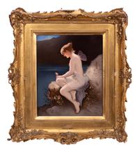 A Berlin (K.P.M.) Porcelain Plaque after Wilhelm Kray (German, 1828-1889)
