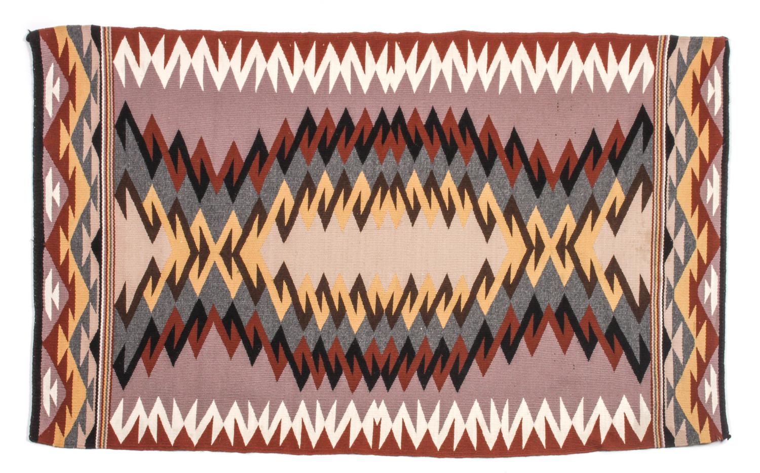 Two Southwestern Rugs 29 x 47 inches — Mid/Late 20th Century