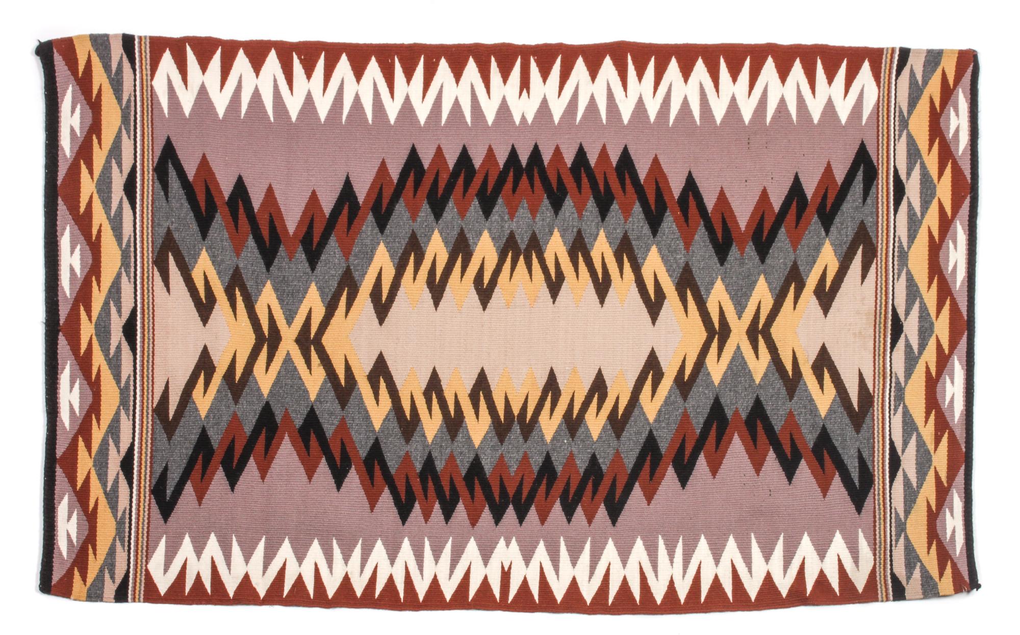 Two Southwestern Rugs 29 x 47 inches — Mid/Late 20th Century