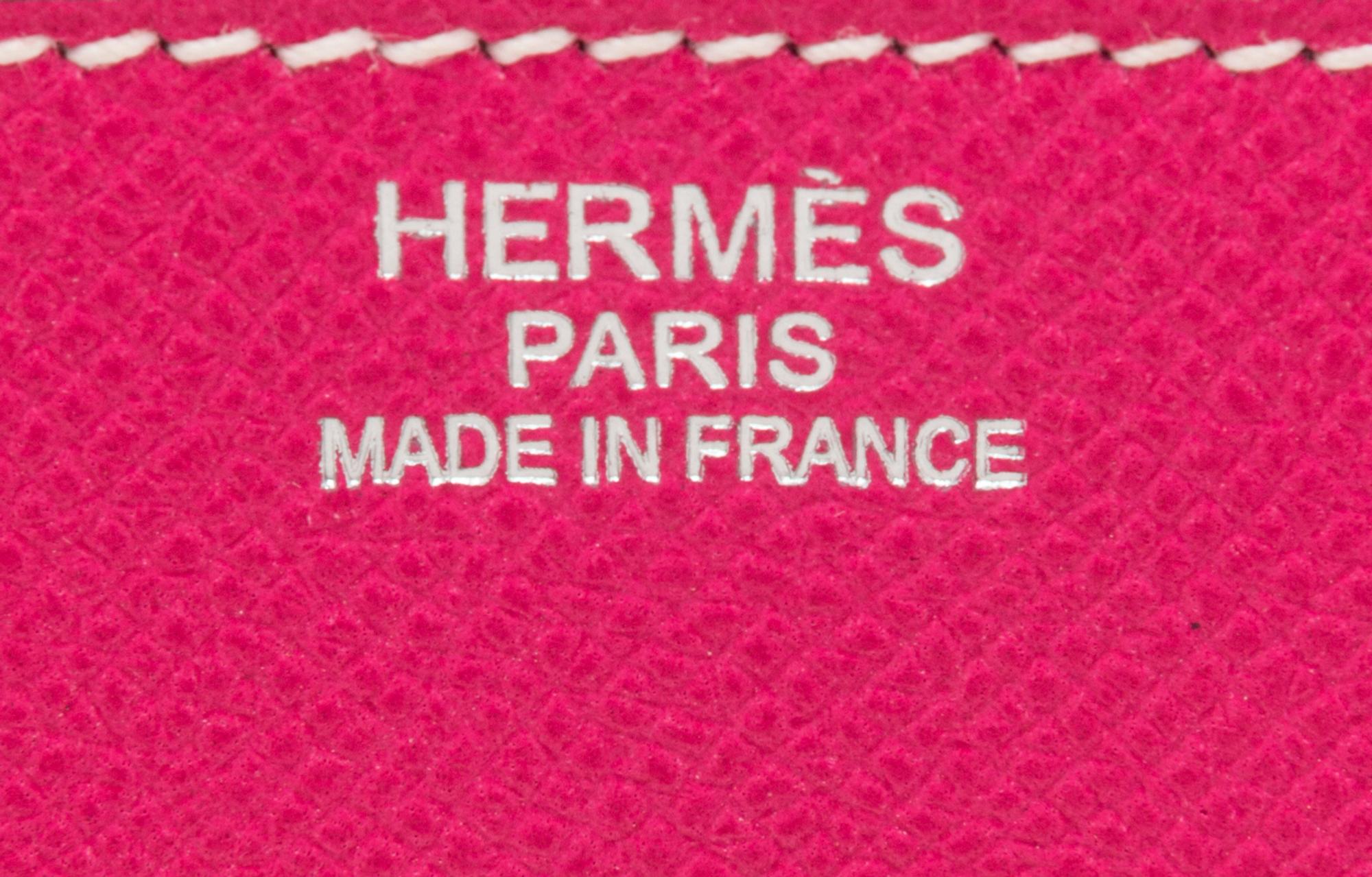 An Hermes Rose Tyrien Candy 35cm Birkin Handbag, 14" x 10" x 7".