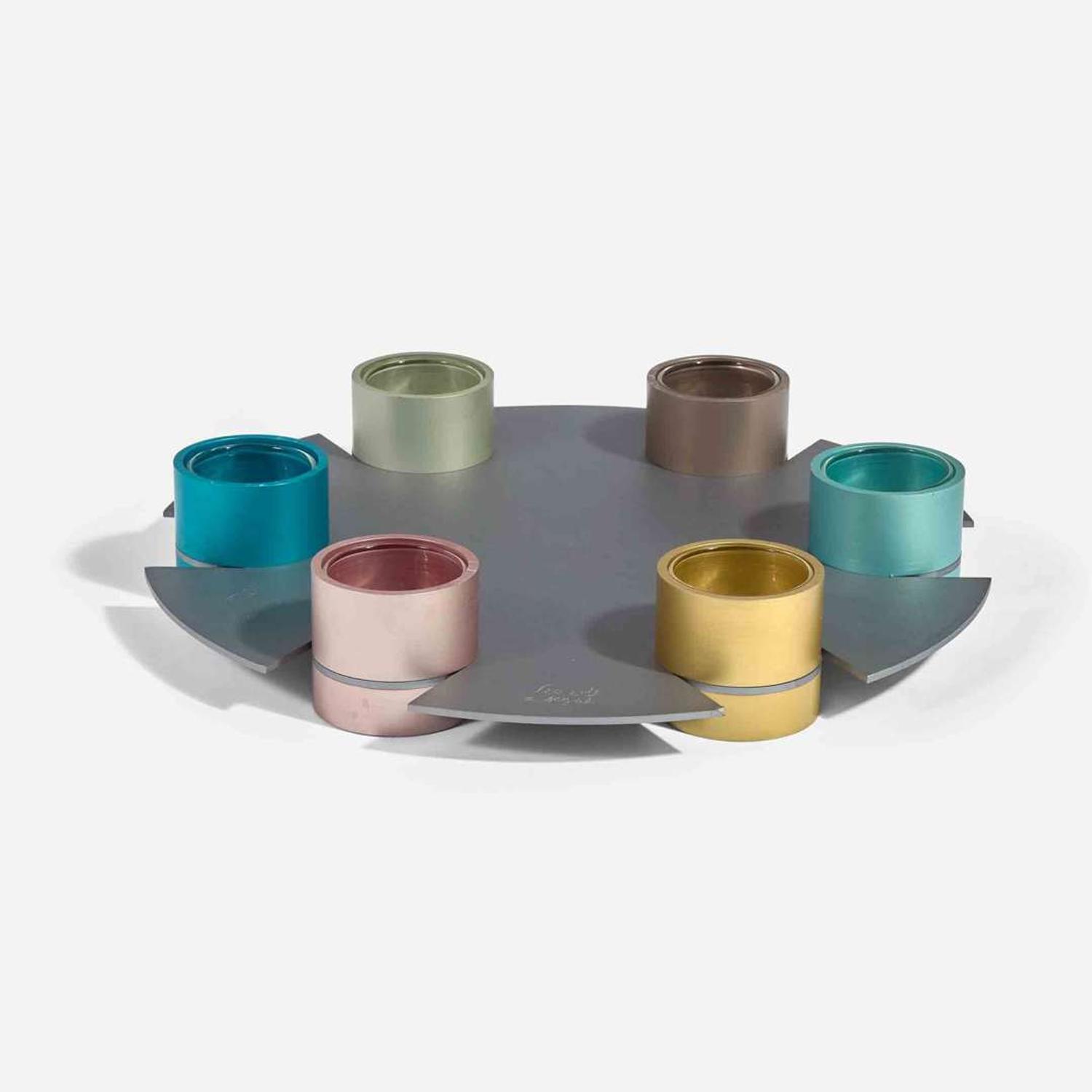 Zelig Segal (Israeli, 1933-2015) A Passover / Seder Plate, Jerusalem, Israel, 1990s