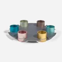Zelig Segal (Israeli, 1933-2015) A Passover / Seder Plate, Jerusalem, Israel, 1990s