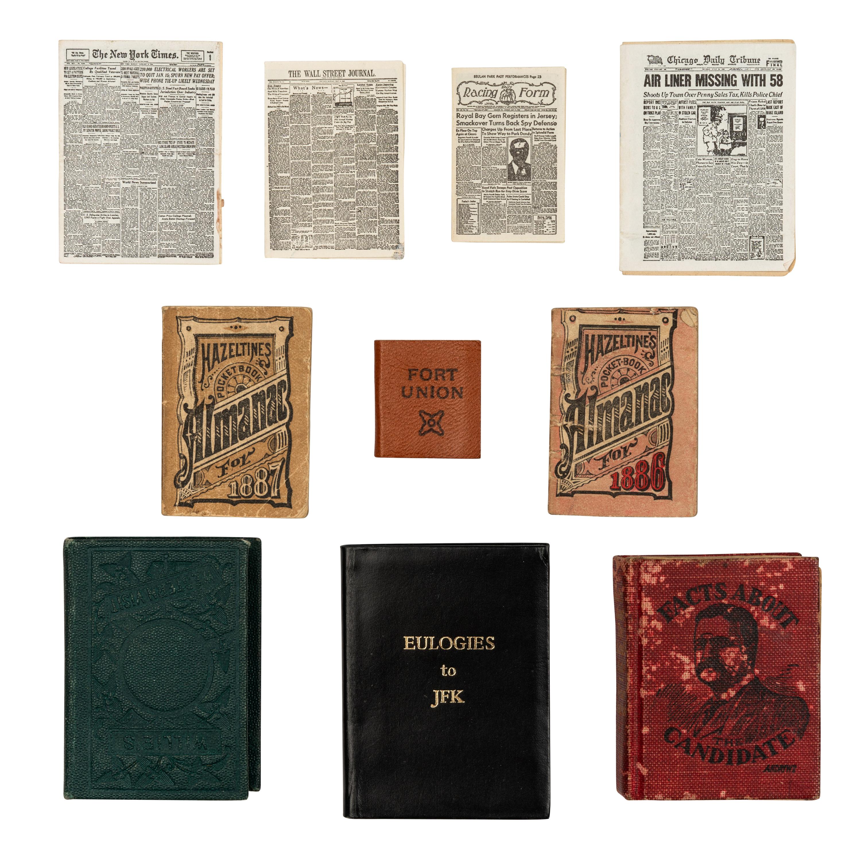 [MINIATURE BOOKS] -- [LINCOLN, Abraham (1809-1865.)]. A group of 6 works by or about Lincoln, comprising: