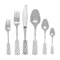 A Norwegian Silver Flatware Service