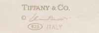 Elsa Peretti, Tiffany & Co., Open Heart Buckle & Black Leather Belt