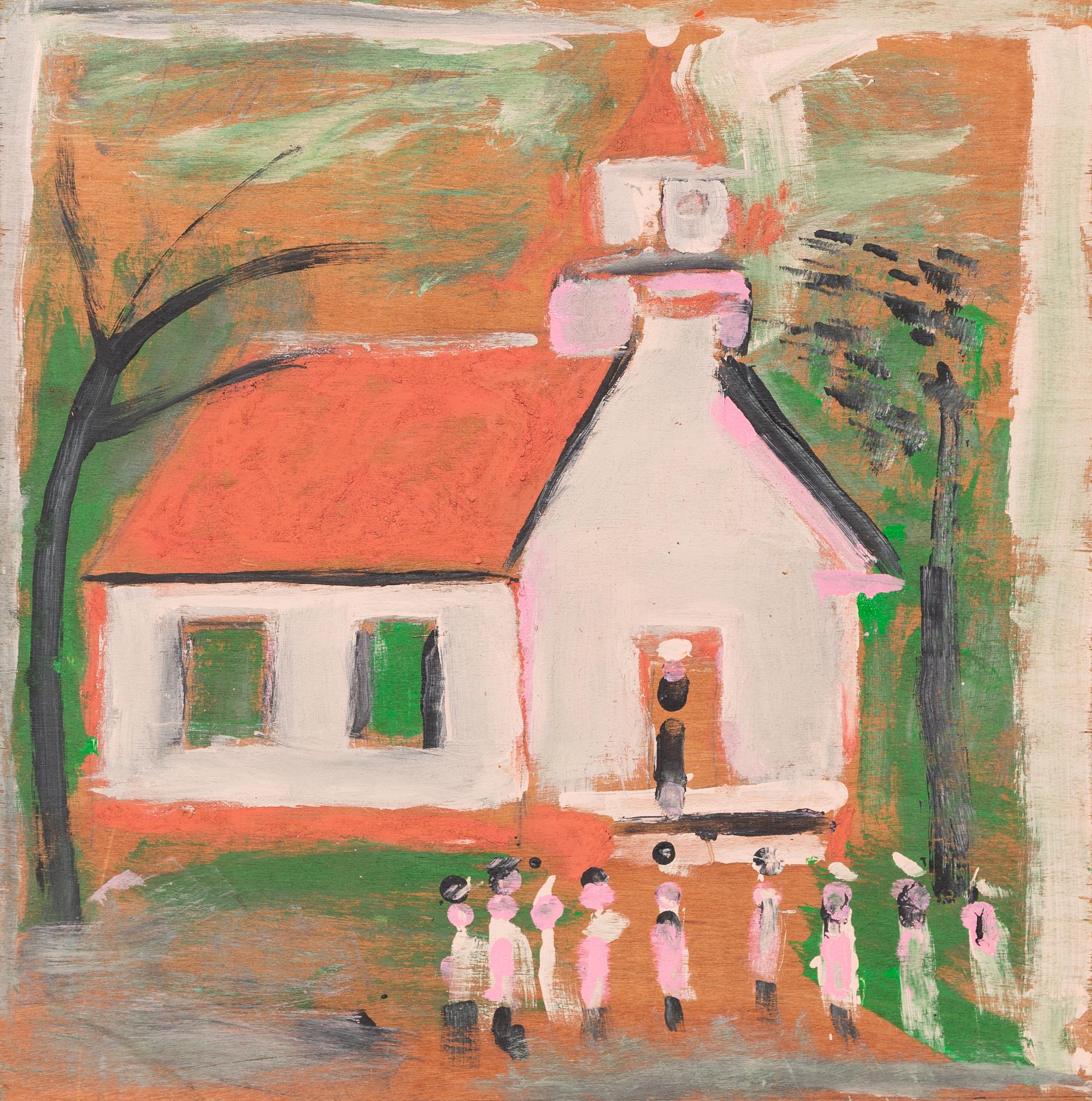 Jimmy Lee Sudduth, (American, 1910-2007), Palatine Church