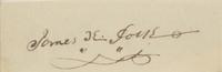 [Presidential] Polk, James K. Cut signature