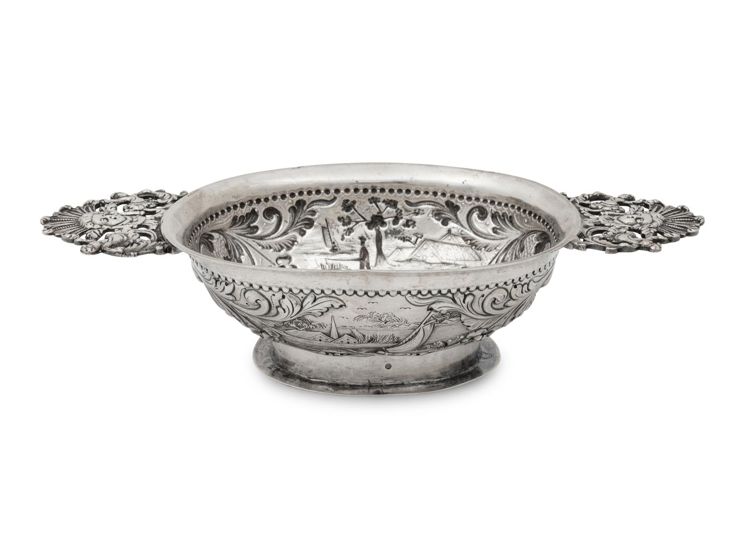 A 20th Century Dutch Silver Bowl