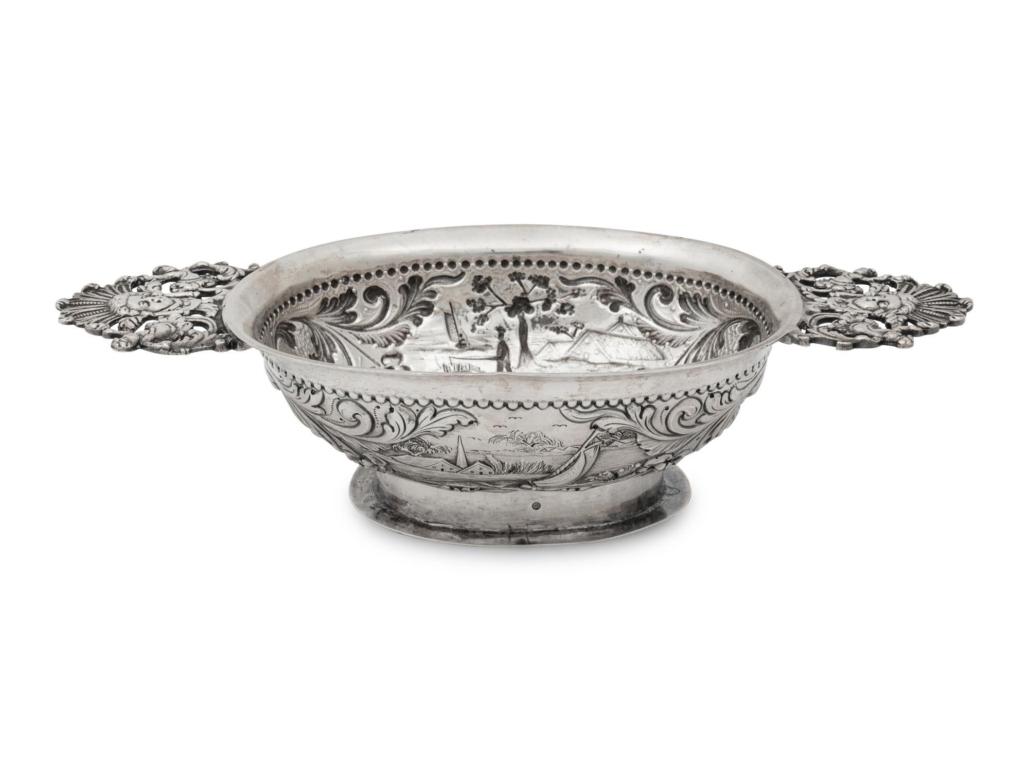 A 20th Century Dutch Silver Bowl