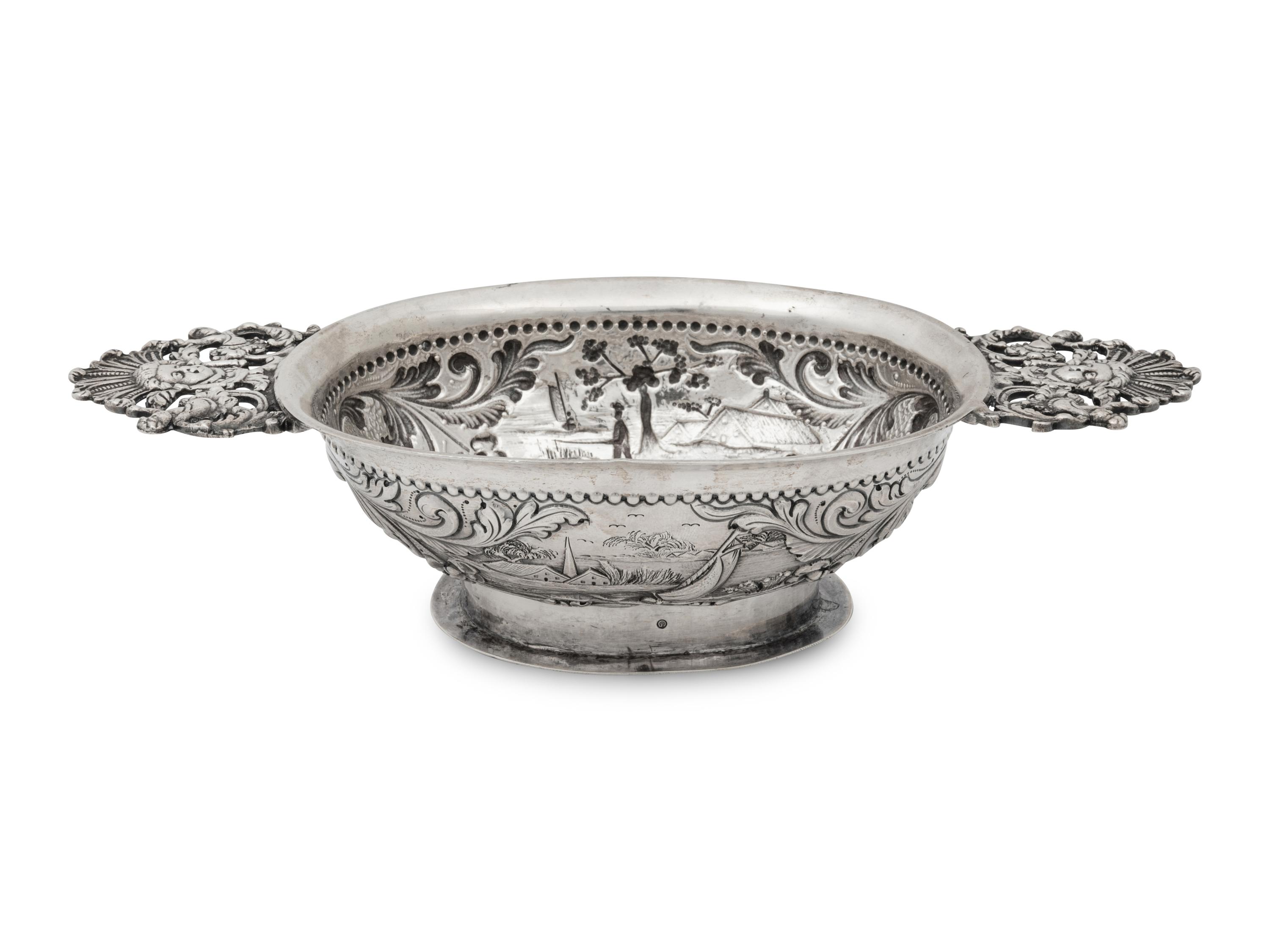 A 20th Century Dutch Silver Bowl