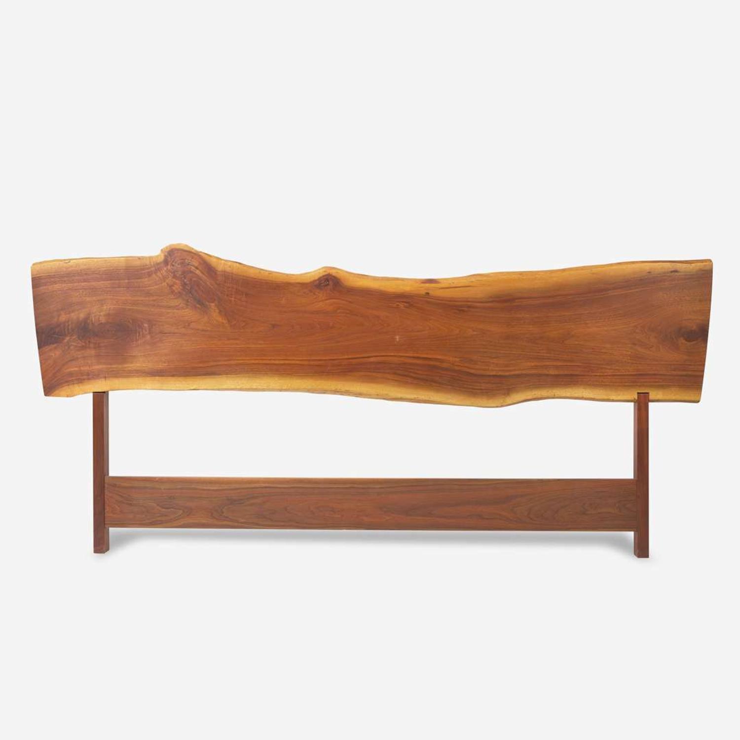 George Nakashima (American, 1905-1990) King-Size Plank Headboard, New Hope, Pennsylvania, 1988