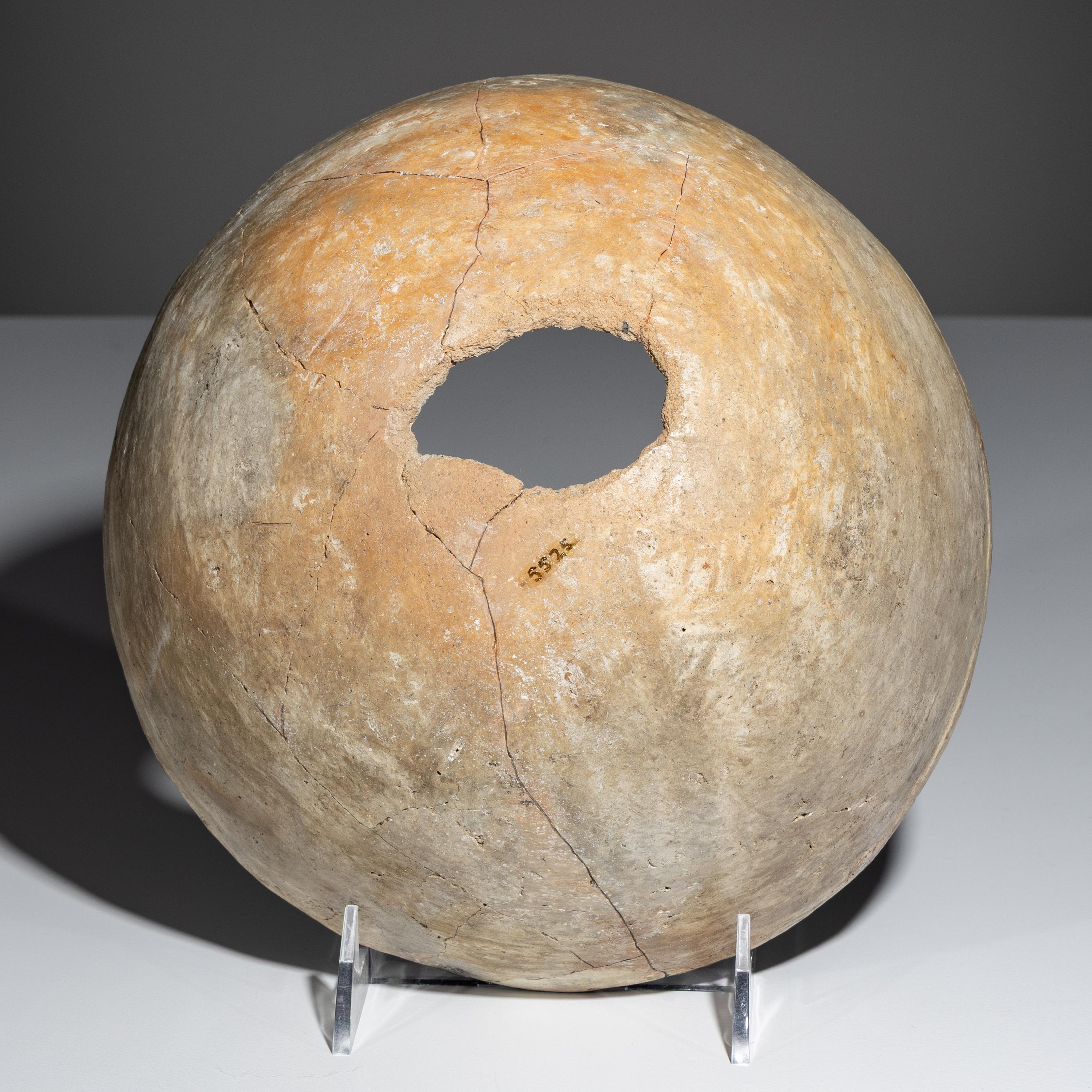 Ancestral Pueblo, Mimbres Black-on-White Pottery Bowl, Transformational Fish