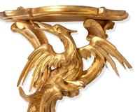 A Pair Of Chippendale Carved And Gilded Wall Brackets