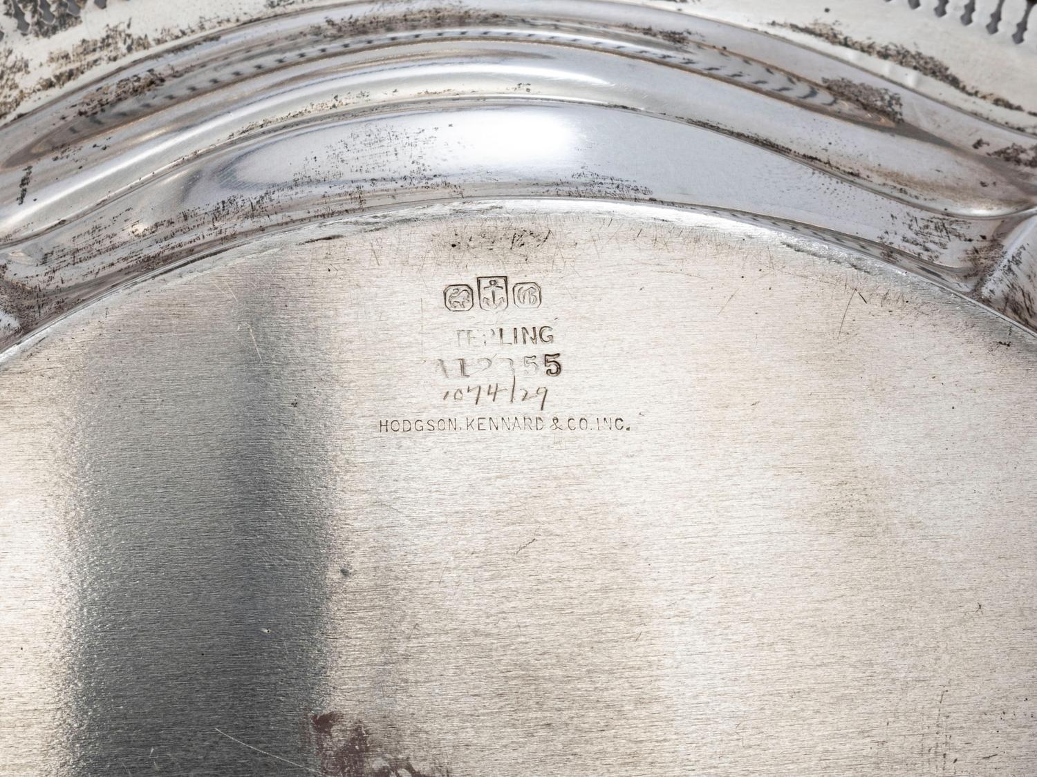 Five American Silver Serving Dishes