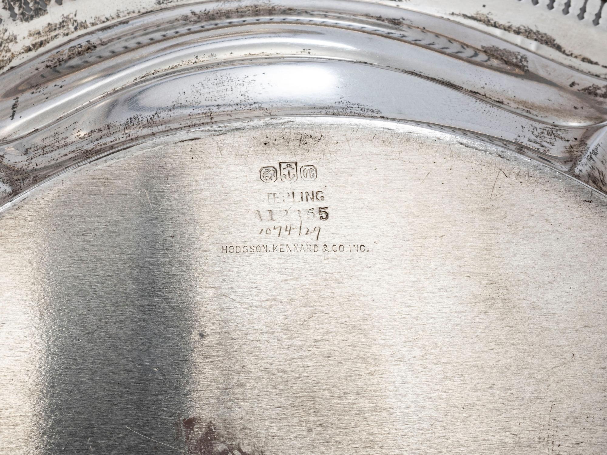 Five American Silver Serving Dishes