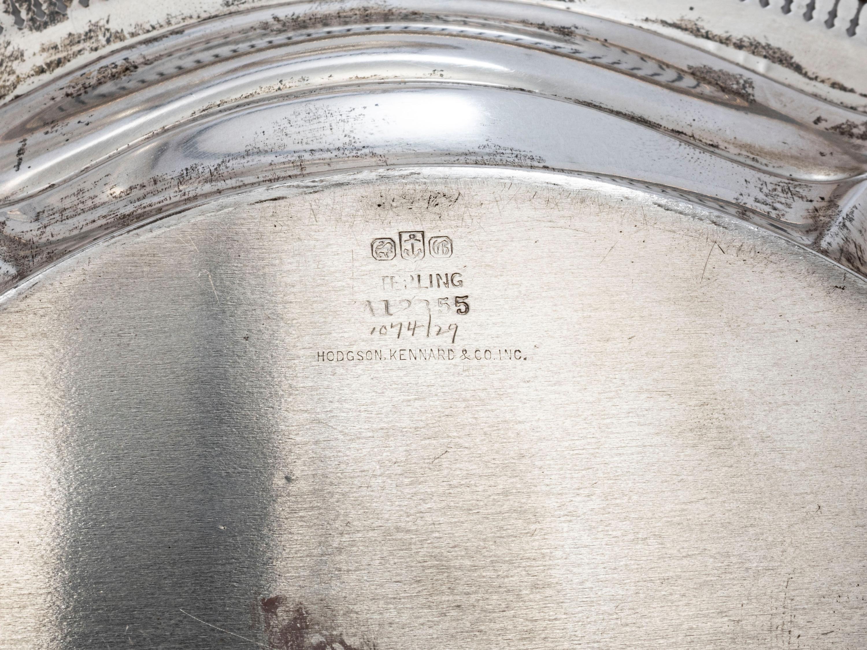 Five American Silver Serving Dishes