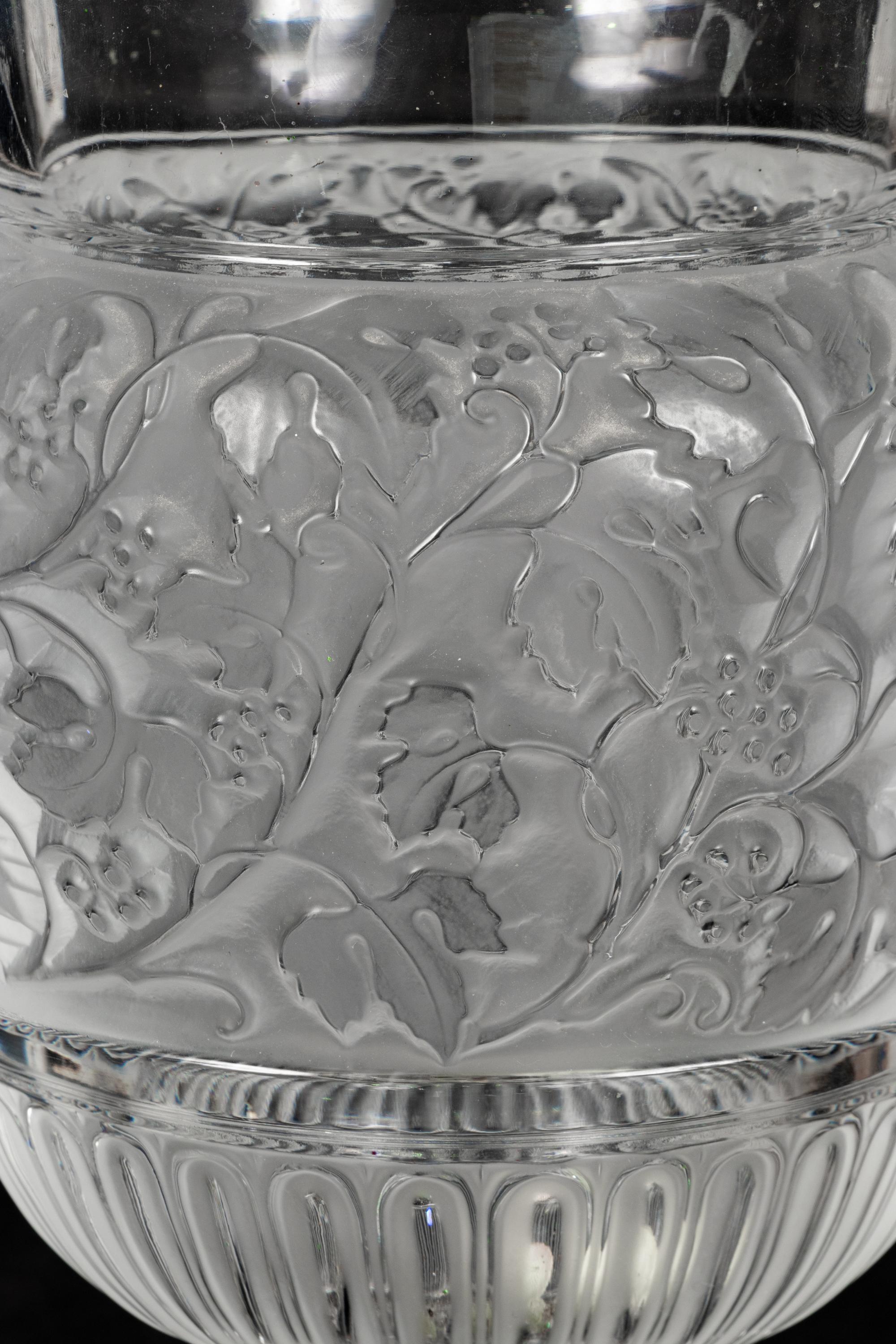 A Lalique Versailles Vase