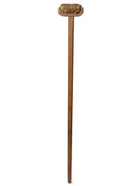 [CIVIL WAR]. Crutch with padding constructed from frock coat lining.