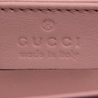 Gucci, Pink Python Embellished Clutch