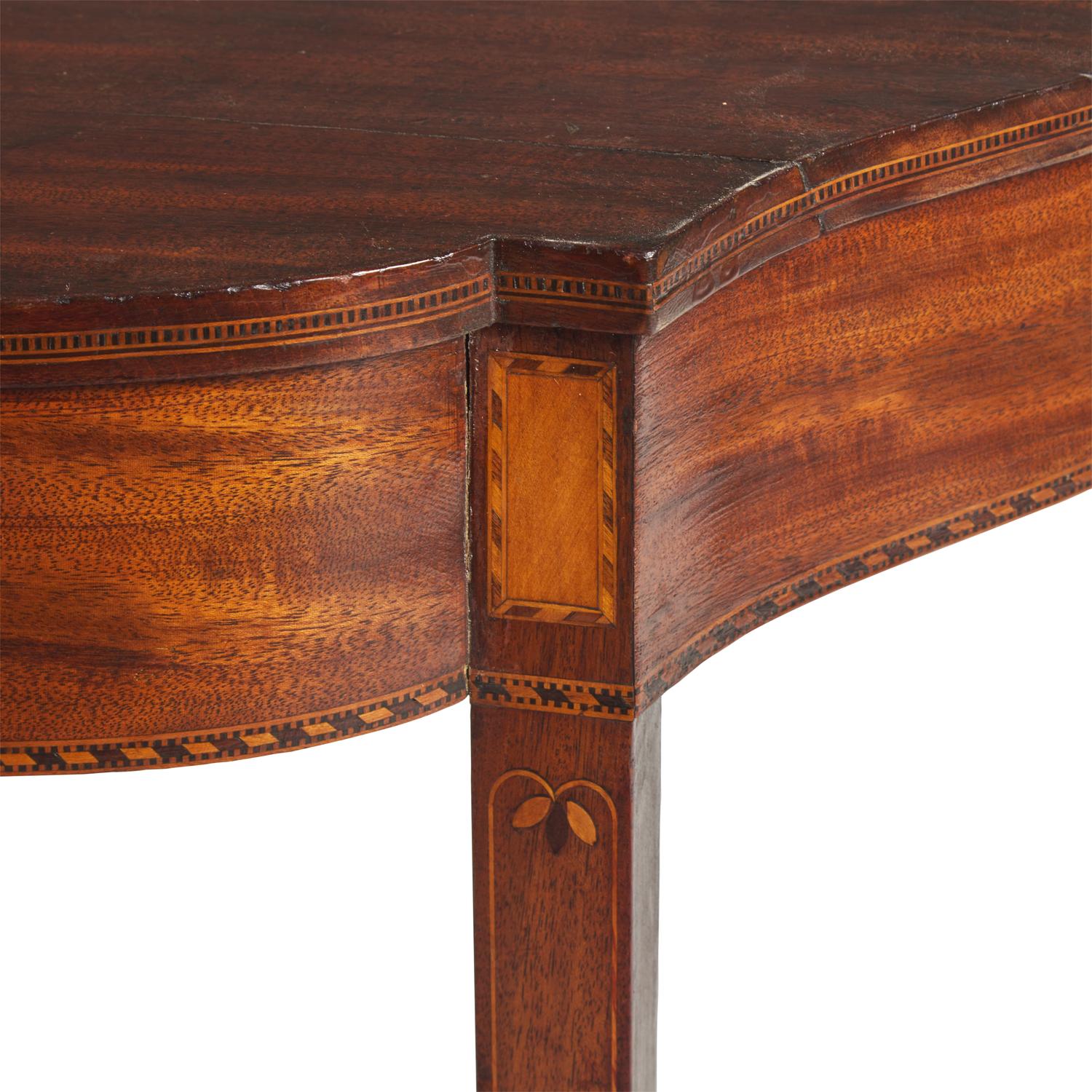 A Federal Inlaid Mahogany Card Table