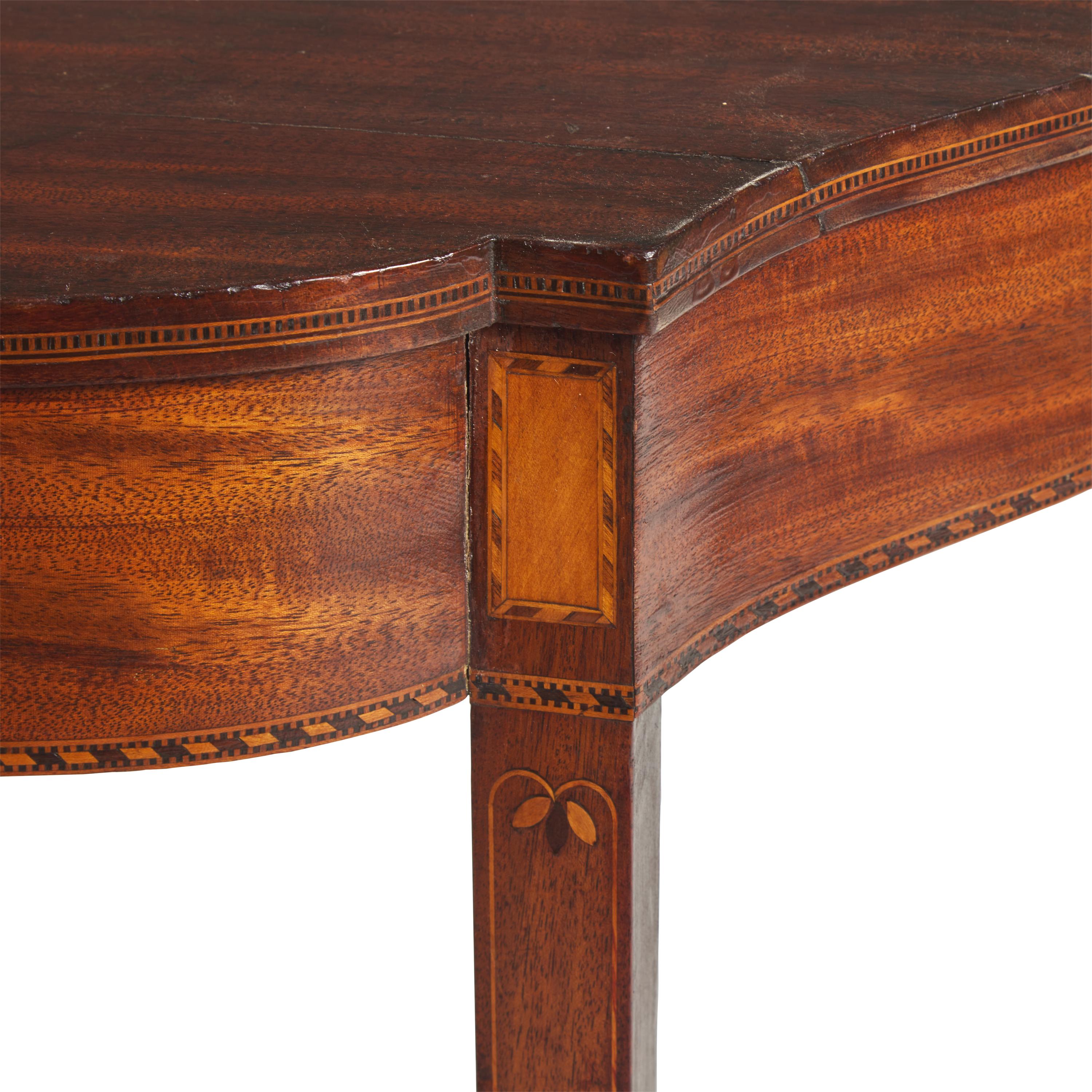 A Federal Inlaid Mahogany Card Table