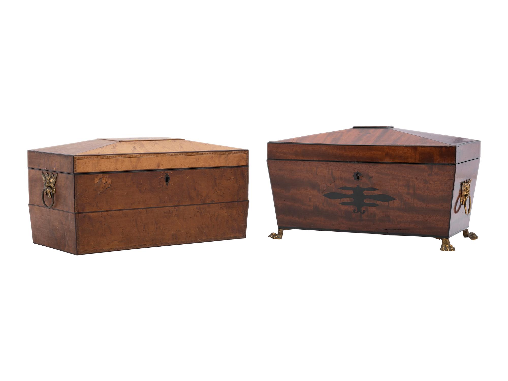 Two Georgian Tea Caddys