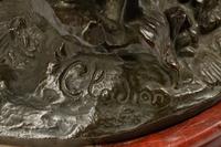 A French Bronze Figural Group After Claude Michel (Clodion)