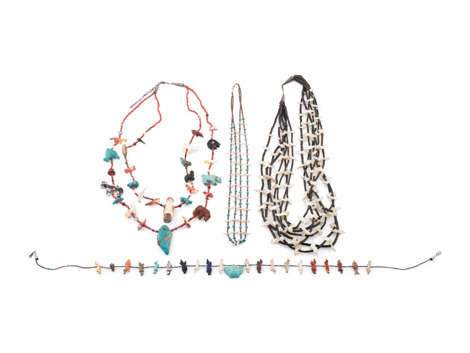 Zuni Fetish Necklaces