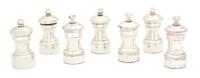 A Group of Silver Standing Salts Height 4 1/2 inches. — Various Makers, 20th Century