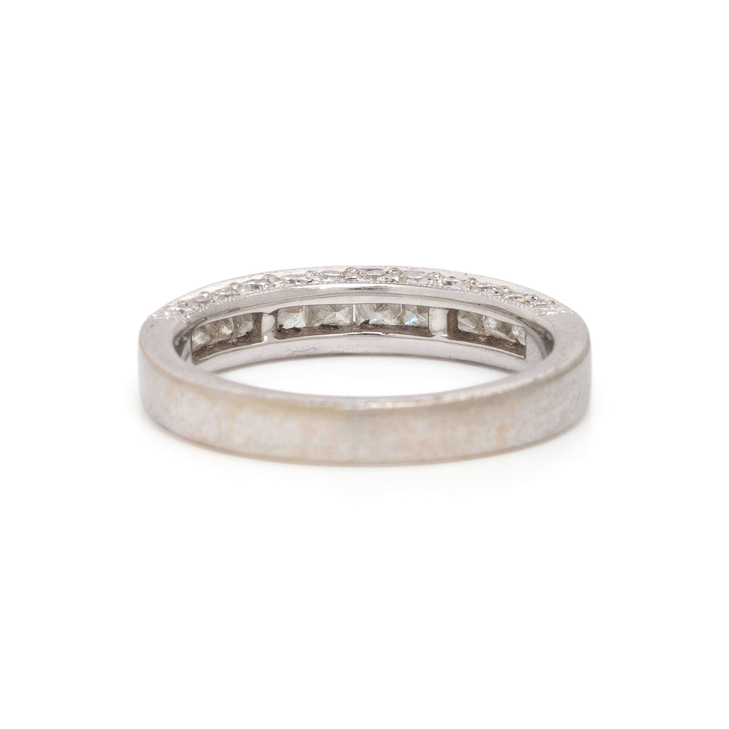 Two Diamond and White Gold Rings